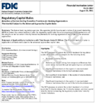 Regulatory Capital Rules Retention of Certain Existing Transition Provisions for Banking Organizations That Are Not Subject to the Advanced Approaches Capital Rules