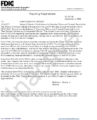 Required Reports of Indebtedness by Executive Officers and Principal Shareholders