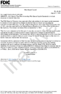RiskBased Capital Joint Agency Final Rule Amending RiskBased Capital Standards to Include Exposure to Interest Rate Risk