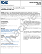 Privacy of Consumer Financial Information Proposed Model Privacy Form