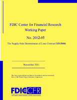 The SupplySide Determinants of Loan Contract Strictness