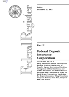 Filing Procedures Unsafe and Unsound Banking Practices et al