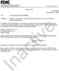 Section 19 Applications FDIC Board Approves Statement of Policy on Section 19 of the Federal Deposit Insurance Act