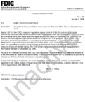Loans to Executive Officers  Exception to Executive Officer Loan Limits For Purposes Other Than an Education or a Home