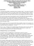 Lehman Brothers Looking Five Years Back and Ten Years Ahead