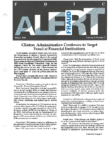 FDIC Fraud Alert Volume 3 Number 3 Winter 1994