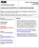 Consolidated Reports of Condition and Income