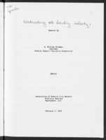 Restructuring the Banking Industry